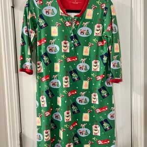The Beaufort Bonnet Company Green Holiday Nightgown